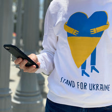 Load image into Gallery viewer, Stand For Ukraine Crew Neck Sweatshirt