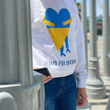 Load image into Gallery viewer, Stand For Ukraine Crew Neck Sweatshirt
