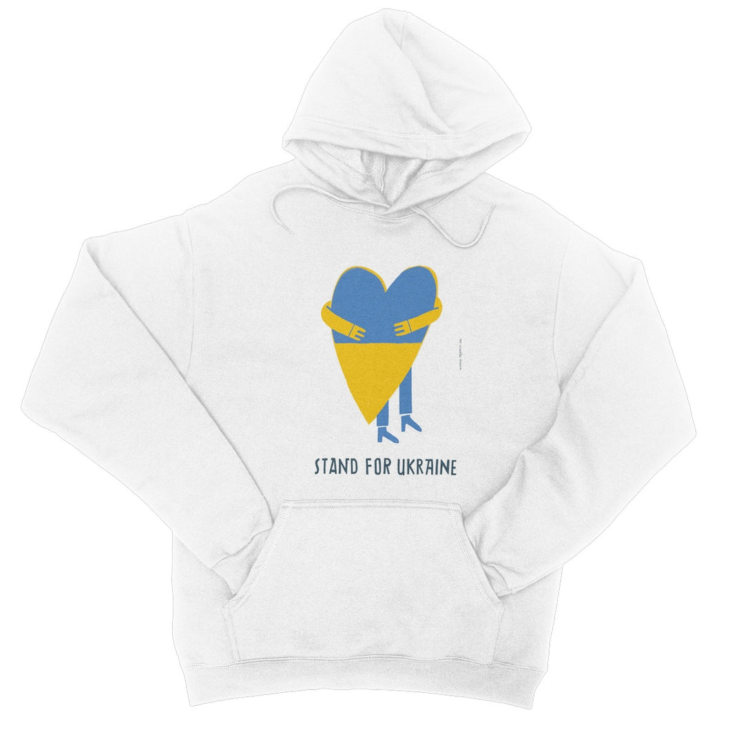 Stand For Ukraine College Hoodie